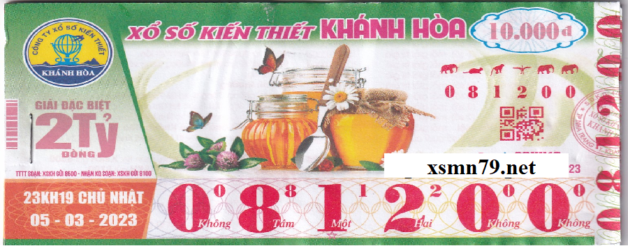 Hình ảnh vé số Khánh Hòa chi tiết