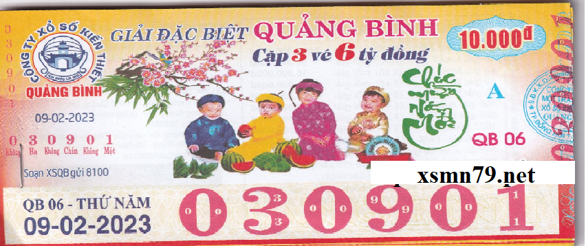 Ảnh vé số Quảng Bình chi tiết gần đây